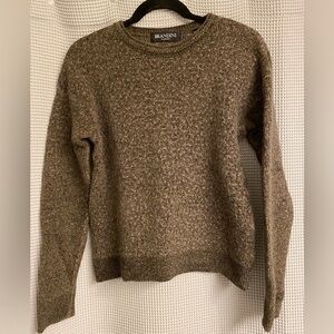 Brandini le collezioni Brown Crew Neck Sweater Womens Size Large